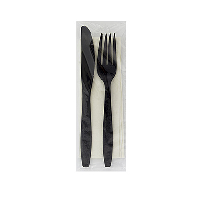 Heavy Weight Ps Fork Knife Nap 13x17 Black (250 Per Case), Case Of 250 (CKPSHW222)