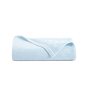 Host & Home Cotton Bed Blanket Twin Light Blue, Case Of 4 (BLKT-COT-6890-LB)