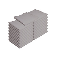 Mariposa Poly Spun Napkin 20x20 Light Gray, Case Of 300 (NAP-GREY-SPUN-CS)