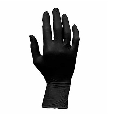Safety Zone Nitrile Powder Free 3.5 Mil Exam Gloves Black Sm, Case Of 1000 (GNPR-SM-BK)