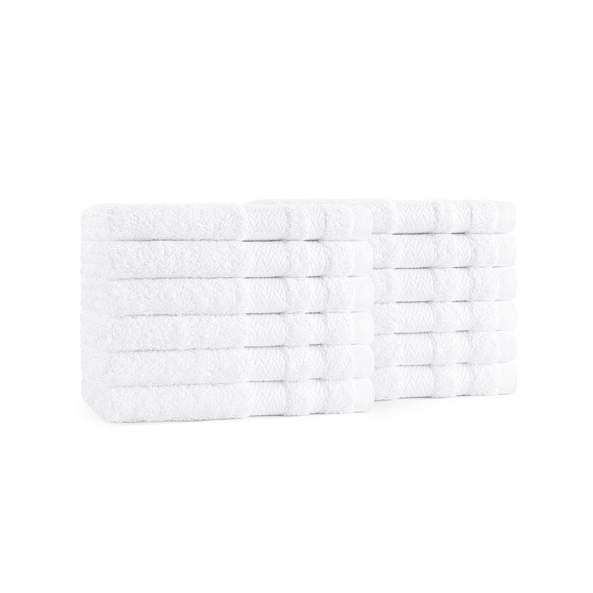 Magellan Washcloth 13x13 White, Case Of 300 (MAG1313-1.5-CS)