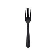 Heavy Weight Polypropylene Unwrapped Fork, Black (1000 Per Case), Case Of 1000 (CPPHWFKBKE1)