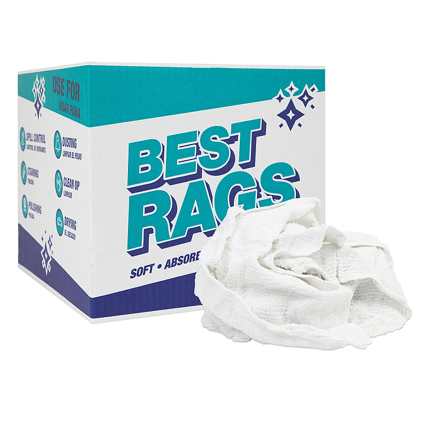 W500 Eco-terry Wipers White 10lb Box (N-W500-10)