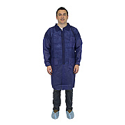 Safety Zone Polyproylene 40g Lab Coat Blue 3xl, Case Of 30 (M1734B-3X-E/W)