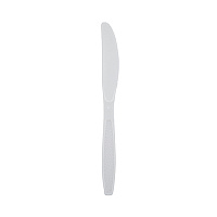 Knife Heavyweight Polysty White, Case Of 1000 (CPSHWKNBKW1)