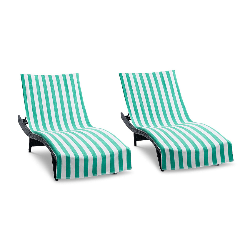 California Cabana Chaise Cover 30x85 Green, Pack Of 2 (P-CC-CABANA-GR)