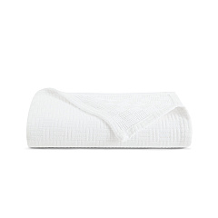 Host & Home Cotton Bed Blanket King White, Case Of 4 (BLKT-COT-10490-WH)