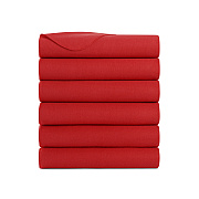 Cozy Soft Polar Fleece Throw 50x60 Red (case Of 24) (FLC-PLR-5060-6PK-RD)
