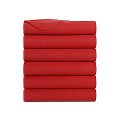 Cozy Soft Polar Fleece Throw 50x60 Red (case Of 24) (FLC-PLR-5060-6PK-RD)