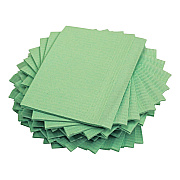 Adenna Dental Bibs Green 18 X13 4x125, Case Of 500 (BIB743G)