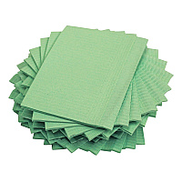 Adenna Dental Bibs Green 18 X13 4x125, Case Of 500 (BIB743G)