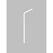Safety Zone Flexible Wrapped Straw - 7 3/4", White 400/bx 25 Bx/cs, Case Of 10,000 (SF130IWW)