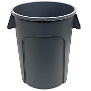Container 44 Gallon Plastic Gray, Case Of 4 (GC440103)