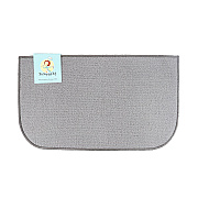 Sloppy Chef D-shape Accent Rug 18x30 Silver, 1 Each (P-JKT-DSHAPE-SL)