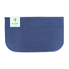 Sloppy Chef D-shape Accent Rug 18x30 Blue, 1 Each (P-JKT-DSHAPE-BL)