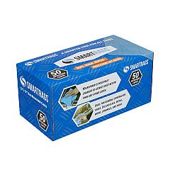 Smart Rags Microfiber Cloths 12x12 Blue, Pack Of 50 (M950B-innerbx)