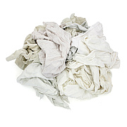 Reclaimed White Knits (t-shirt), 50lb Box (340-50)