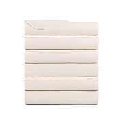 Cozy Soft Polar Fleece Throw 50x60 Ivory (case Of 24) (FLC-PLR-5060-6PK-IV)