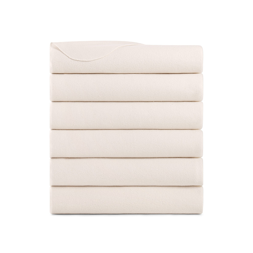 Cozy Soft Polar Fleece Throw 50x60 Ivory (case Of 24) (FLC-PLR-5060-6PK-IV)