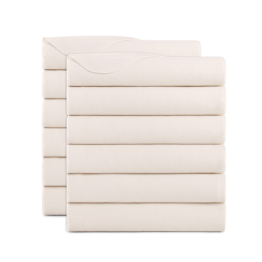Cozy Soft Polar Fleece Throw 50x60 Ivory (12pk), Case Of 12 (FLC-PLR-5060-IV)