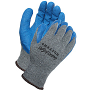 Proworks Latex Crinkle Coated Gloves 10g Dark Gray/blue Small, 12 Pairs (GCL10GS)
