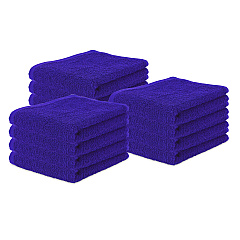 Terry Polishing Hand Towel 16x27 Navy, Pack Of 12 (P-N030-N1627-4)