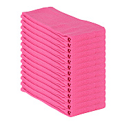 Huck Cotton Cleaning Towels 16x26 Pink, Pack Of 12 (PNP-ABSBNT-PINK)