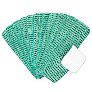 Scrubbing Wet Flat Mop - 18", Green, Pack Of 12 (PNP800018G)