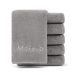 Bck2u Coral Fleece Makeup Washcloth 13x13 Grey, Case Of 108 (MU-GREY-CS)