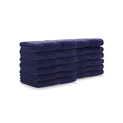 True Color Washcloth 12x12 Navy, Pack Of 12 (P-WASH-NAVY)