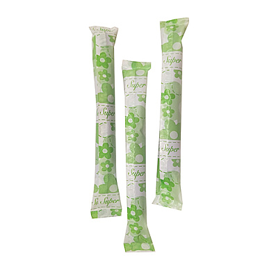 HOSPECO Plastic Applicator Tampon, Bulk Pack, Super Absorbency, 500/cs, Case Of 500 (PS500)