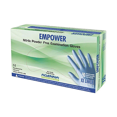 Empower Nitrile Powder Free 8 Mil Exam Gloves Blue 2xl, Case Of 900 (EPW449)