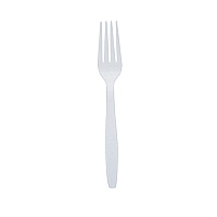 Fork White Heavyweight Polysty Indv, Case Of 1000 (CPSHWFKIWW4)