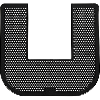 Impact Deodorizing Commode Mat, Commercial Restroom Floor Protector With Non-slip Backing And Odor Control, Disposable Black Mats, Fresh Blast Scent, 21x23 Inches, Case Of 6 (1550-5)