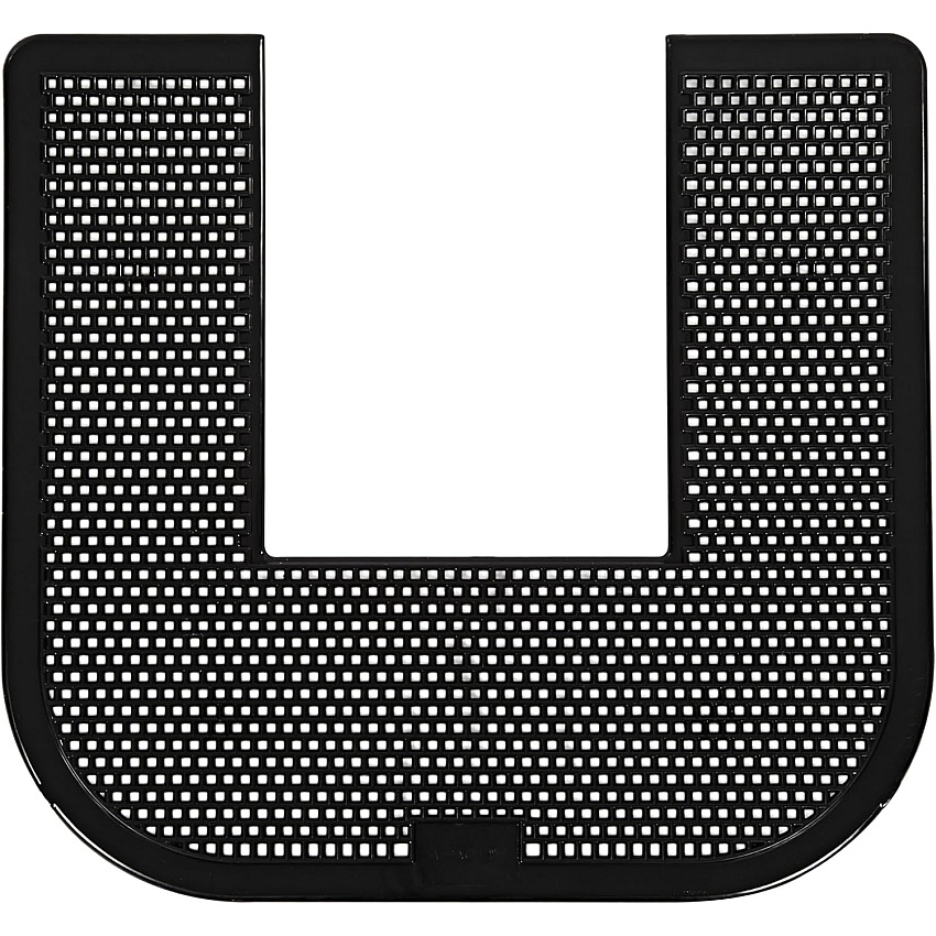 Impact Deodorizing Commode Mat, Commercial Restroom Floor Protector With Non-slip Backing And Odor Control, Disposable Black Mats, Fresh Blast Scent, 21x23 Inches, Case Of 6 (1550-5)