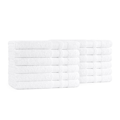 Magellan Hand Towel 16x30 White, Pack Of 12 (PNP-MAG1630-4.5)