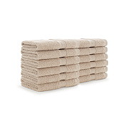 True Color Washcloth 12x12 Beige, Case Of 300 (WASH-BEIGE)