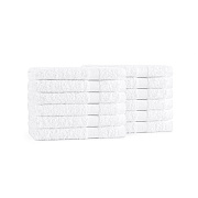 Admiral Hospitality Washcloth 12x12 White, Case Of 300 (ADMIRAL-WASH)