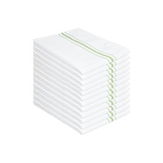 Mariposa Bistro Napkin 18x22 Green Stripe, Pack Of 12 (PNP-BISTRO-GRN)