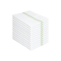 Mariposa Bistro Napkin 18x22 Green Stripe, Pack Of 12 (PNP-BISTRO-GRN)