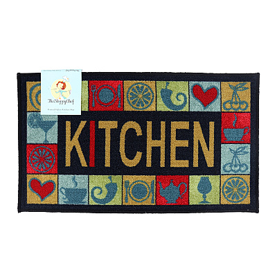 Sloppy Chef Printed Rug 18x30 Kitchen, 1 Each (P-KTC-18X30-KTC)