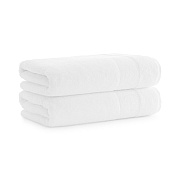 Aston & Arden Solid Turkish Bath Towel 30x60 White, Pack Of 2 (PNP-BT-TS3060-18-WHT)