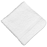 Plus Crescent Washcloth 12x12 White, Pack Of 60 (P-PLUS-1212-1)