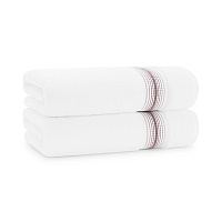 Aston & Arden Turkish Striped Bath Towel 30x60 Rose, Pack Of 2 (PNP-BT-STT3060-18RSE)