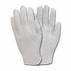 Safety Zone 100% Lisle Cotton Inspection Gloves, Men’s One Size, Lightweight, Soft, Breathable Fit For Precision Tasks And Cleanroom Use, Natural White, 12 Pairs Per Bag, 100 Bags Per Case (GIMW-MN-1SP)