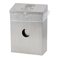 HOSPECO Combination Receptacle Dispenser, Stainless Steel, 11"x8"x4", 1 Each, 10/cs (CDSS)
