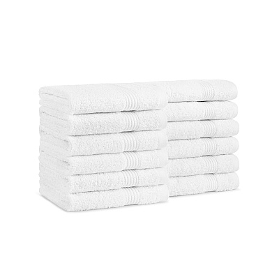 Host & Home Washcloth 13x13 White, Case Of 60 (WC-HH-1313-WH-CS)