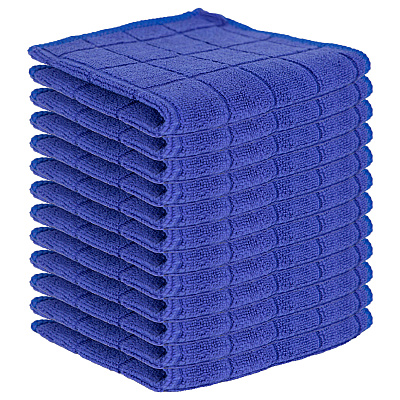 Sc Mesh Backed Dishcloth 12x12 Blue, Pack Of 12 (PNP-DC-MESH-BL)