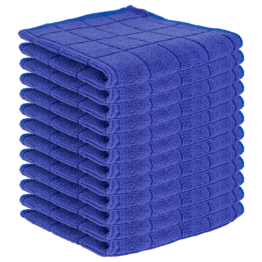 Sc Mesh Backed Dishcloth 12x12 Blue, Pack Of 12 (PNP-DC-MESH-BL)