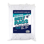 Rw80 Flannel Reclaimed Rags White 5lb Bag (R-W80-5B)
